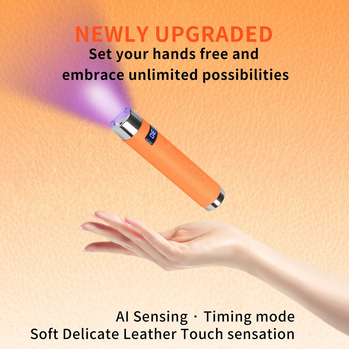 AI Sensor UV LED Nail Lamp – Cordless Rechargeable Mini Dryer UV LED Nail Lamp Qst