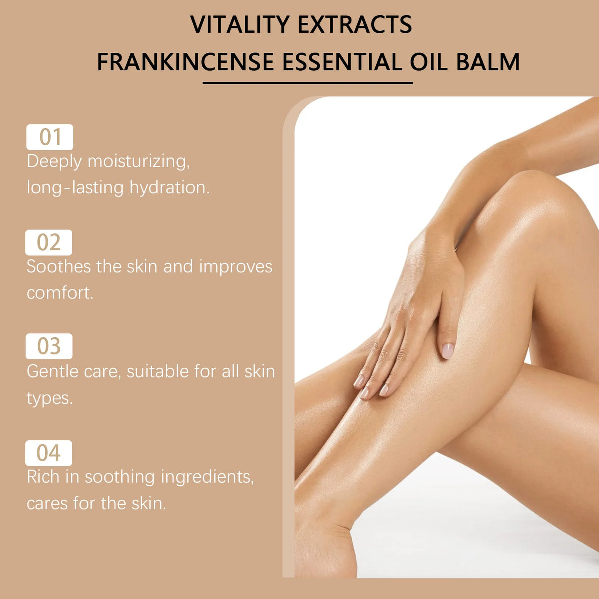 OceAura Frankincense Moisturizing Body Cream 50g Body Moisturizing Cream Qst