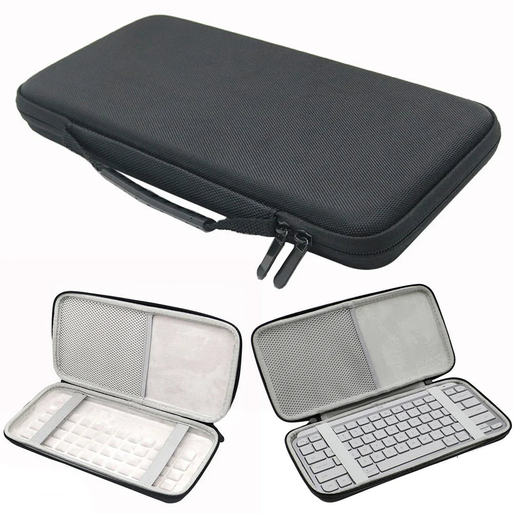 EVA Hard Case Travel Bag for Logitech MX Keys Mini Keyboard Keyboard Carry Case Qme