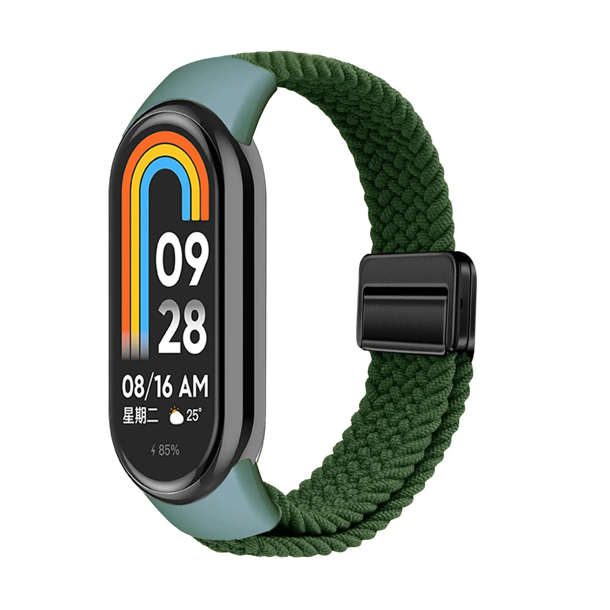 Elastic Nylon Braided Magnetic Watch Strap | 26 Colors Watch Band Qme