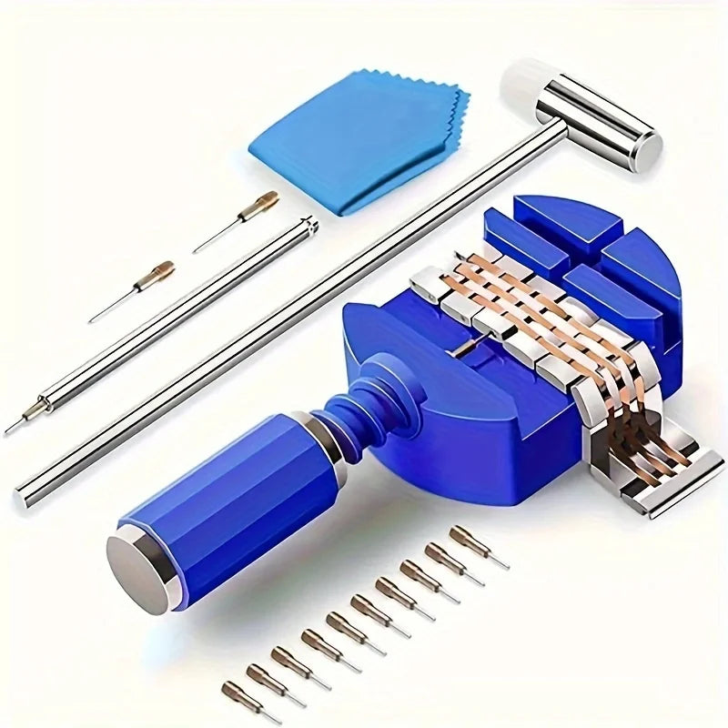 Watch Band Link Removal Toolkit – Easy Home Resizing Kit Watch Repair Toolkit Qme Blue