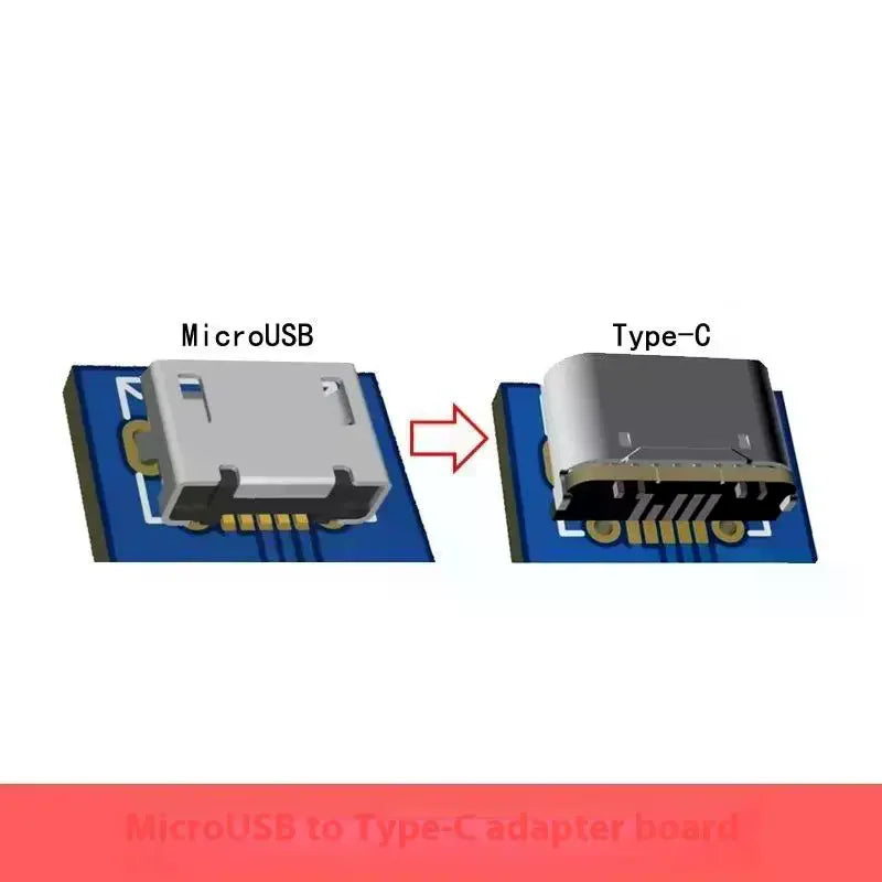 USB Type-C Female PCB Solder Repair Adapter – DIY Connector 2pk PCB Solder Connector Qme