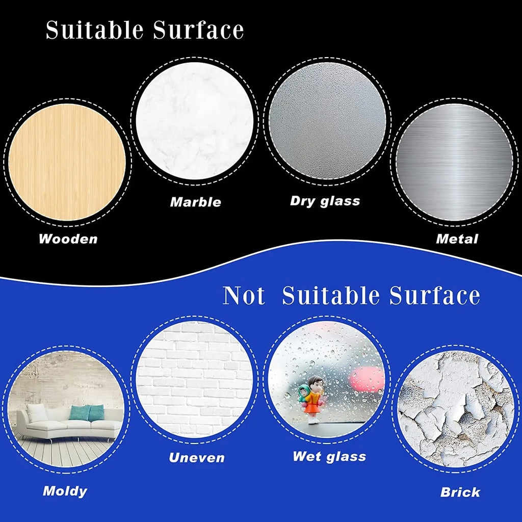 Heavy Duty Double-Sided No-Trace Mounting Tape Squares Mounting Tape Pads Qme
