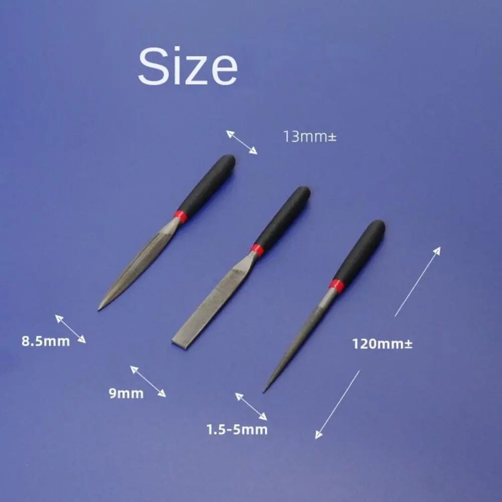 Steel Needle Flat File Set – Craft & Carpentry Hand Tools Needle File Set Qme