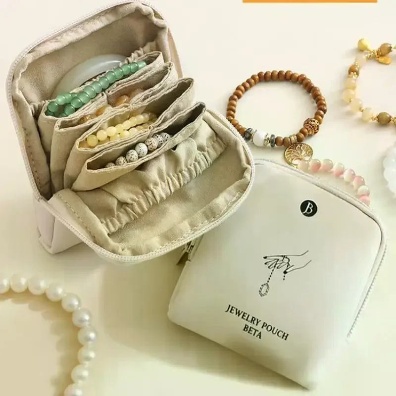 Waterproof 6-Layer Jewelry Travel Storage Bag & Pouch Jewelry Travel Pouch Qme
