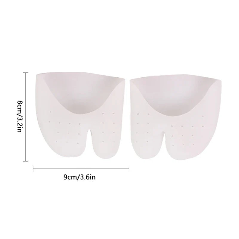 Silicone Gel Forefoot Pads & Toe Protectors – 1 Pair Silicone Foot Pads Qme