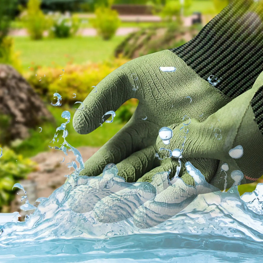 Women's Puncture-Resistant Waterproof Gardening Gloves Gardening Gloves Qme