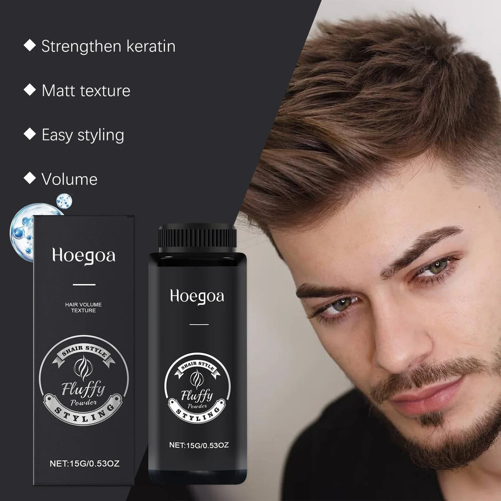Matte Hair Volumizing Texturizing Powder – Fluffy Fiber Volume Hair Volumizing Powder Qme