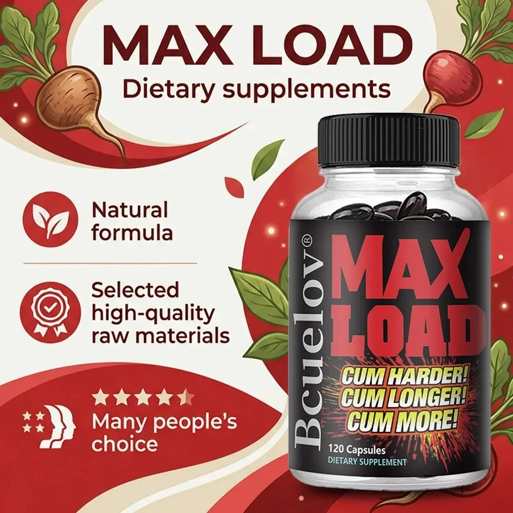 VITALXTRA Men's Maca Energy & Endurance Supplement | Non-GMO Men's Supplement Qst