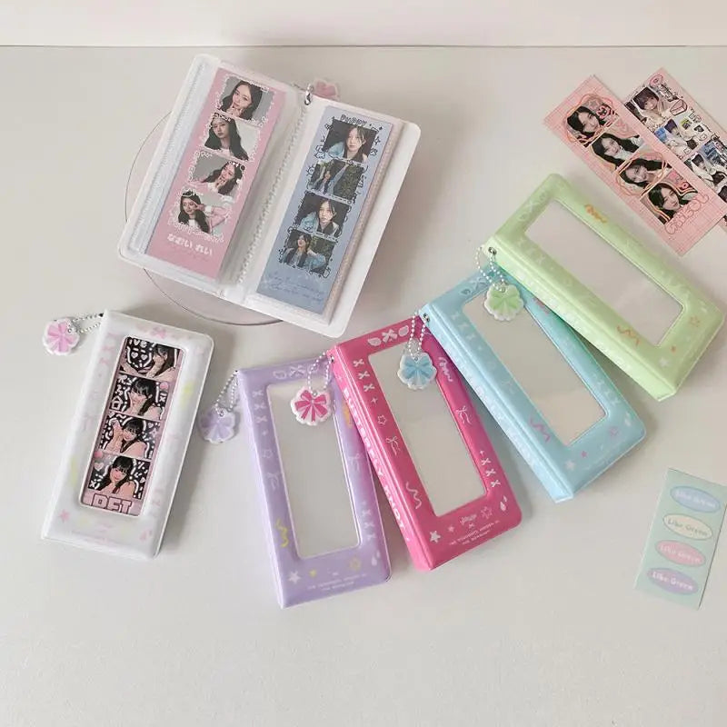 Photo Booth Strip Album 2x6 Inch | 20 Pages, 40 Photos Photo Strip Album Qme