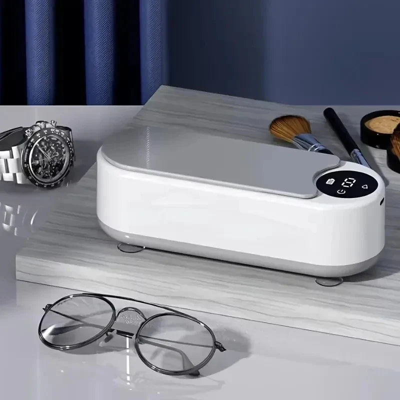 Wireless Ultrasonic Glasses & Jewelry Cleaner | High-Frequency Ultrasonic Cleaner Qme