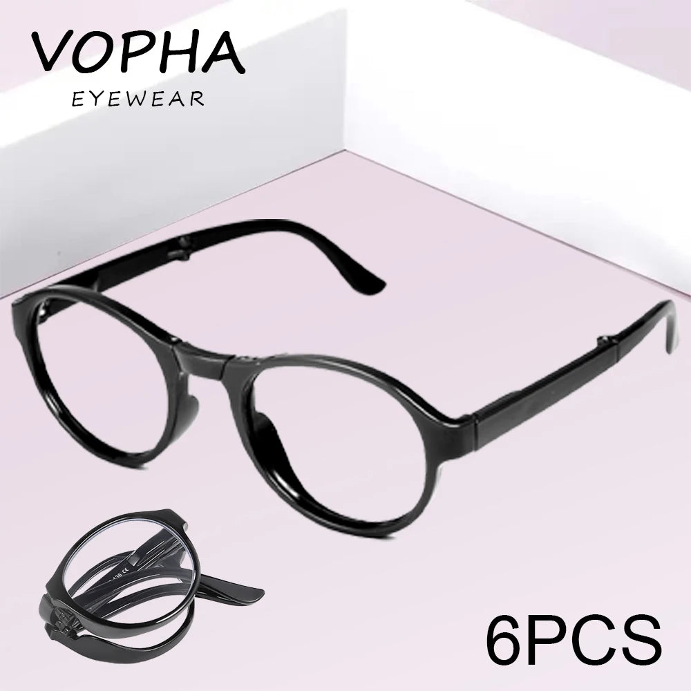 6pcs Foldable Auto-Focus Reading Glasses Unisex | VOPHA Reading Glasses Qst