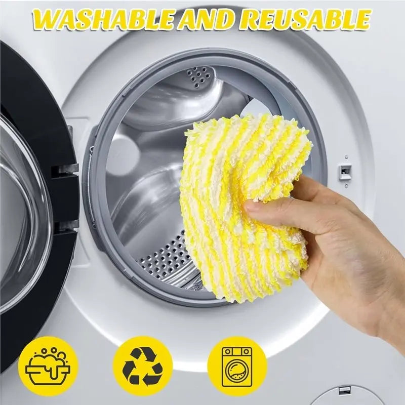 12-Pack Microfiber Cloths for Kärcher EasyFix SC 1 2 3 4 5 Steam Cleaner Cloths Qst