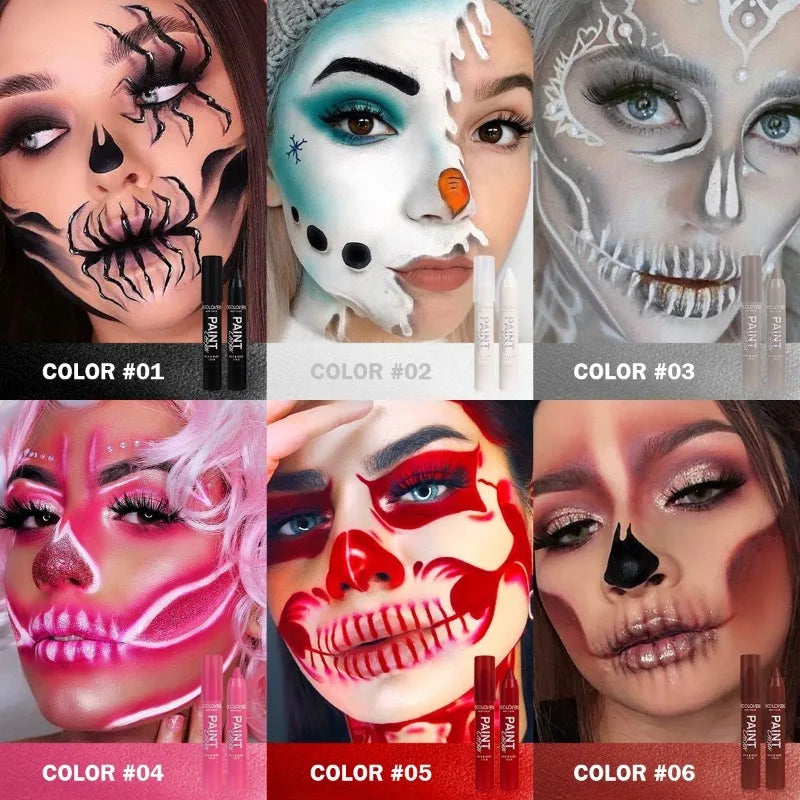 Waterproof Body Paint Pen – Long-Lasting & Sweat-Proof, 8 Colors Body Paint Pen Qme