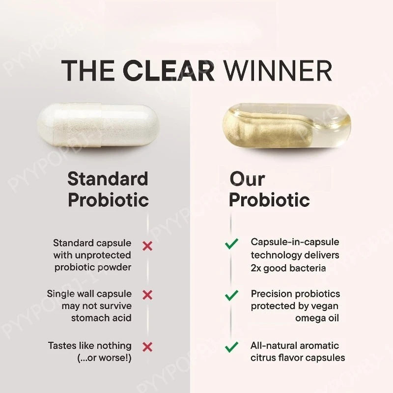 Women's Probiotic with Resveratrol & Omega – 30 Capsules Probiotic Supplement Qst