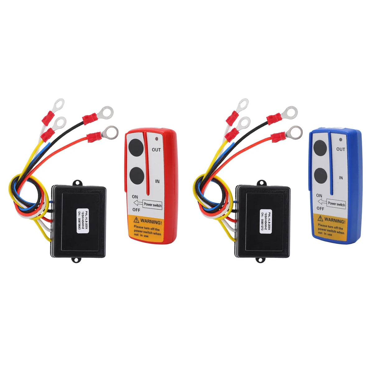 Winch Wireless Remote Control & Receiver 12V 24V – Truck ATV SUV Winch Remote Kit Qme