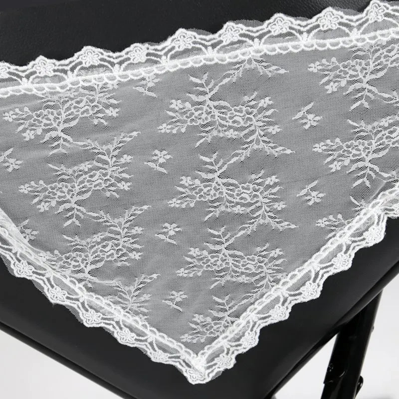 Y2K Lace Flower Triangle Scarf – Belt, Headband & Turban Triangle Scarf Qme A2