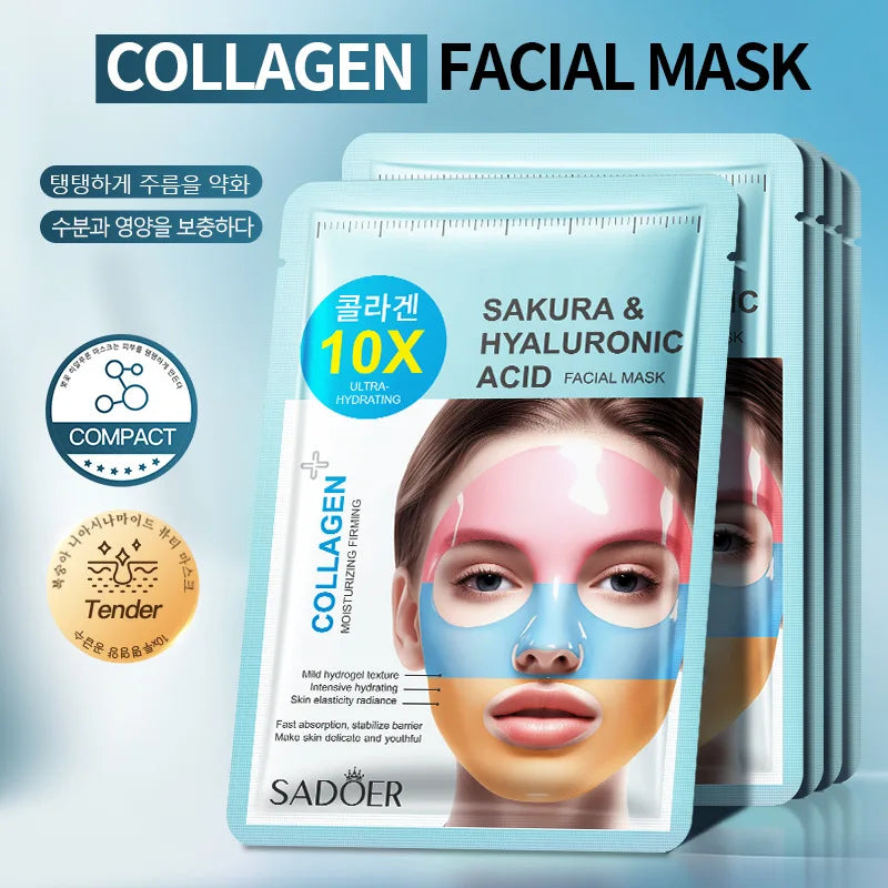 Collagen Hydrogel Face Mask – Brightening & Firming Sheet Hydrogel Sheet Mask Qme
