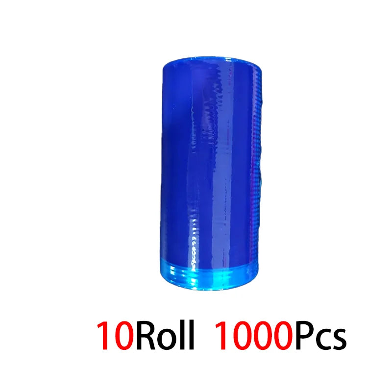 Silicone Anti-Stick Oil Film Sheet Moisture-Proof 100 Pack Silicone Liner Sheet Qme 10rolls-blue 15M 10mm