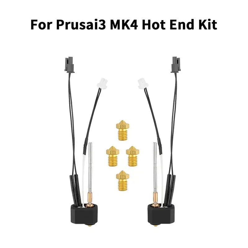 Hardened Steel Hot End Extruder Kit for Prusa i3 MK4 | 3D Printer 3D Printer Extruder Qme