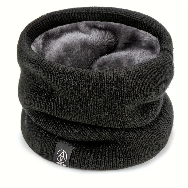 Thermal Knit Neck Tube Scarf – Windproof Neck Warmer Neck Tube Scarf Qme