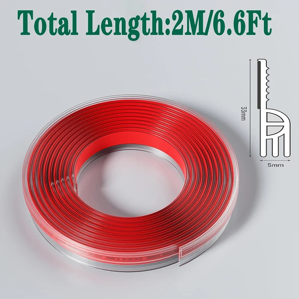 2M TPE Door Bottom Seal Strip – Flexible, Cuttable & Easy Install Door Bottom Seal Strip Qme
