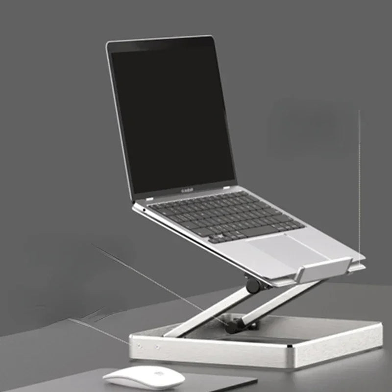 Adjustable Folding Aluminum Laptop Stand & Desk Holder Laptop & Tablet Stand Qme