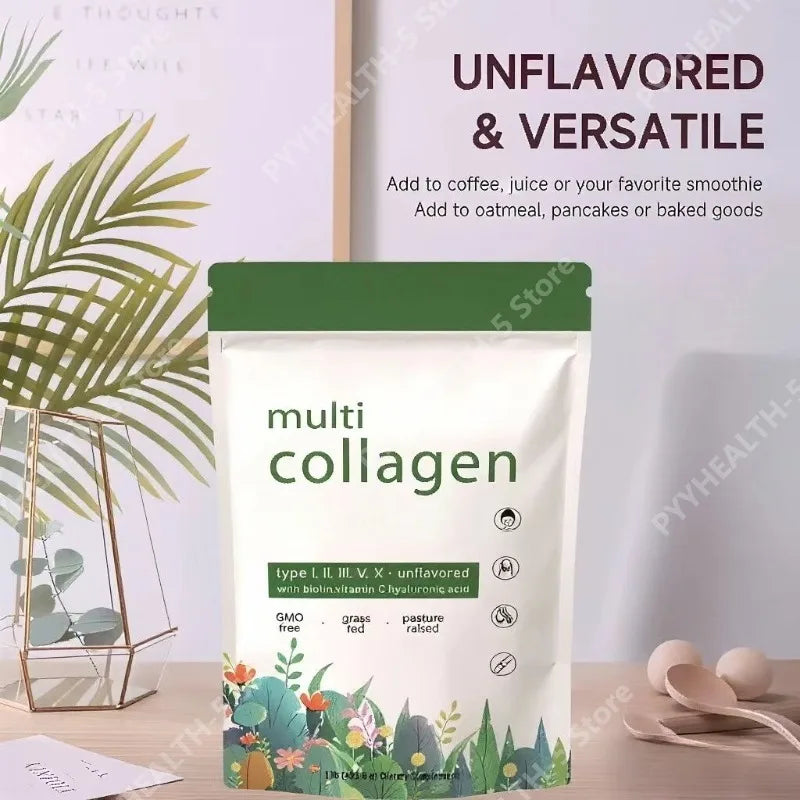 Hydrolyzed Collagen Protein Powder Unflavored – 453g Supplement Collagen Supplement Qst