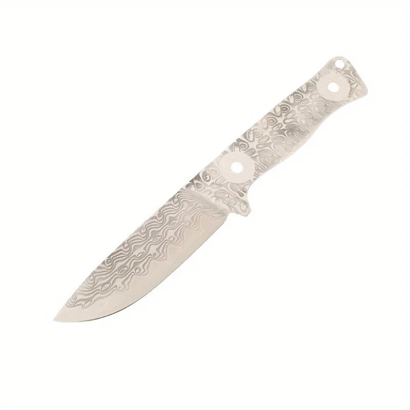 Swayboo VG10 Damascus Steel Knife Blank – DIY Fixed Blade Knife Blank Qst m