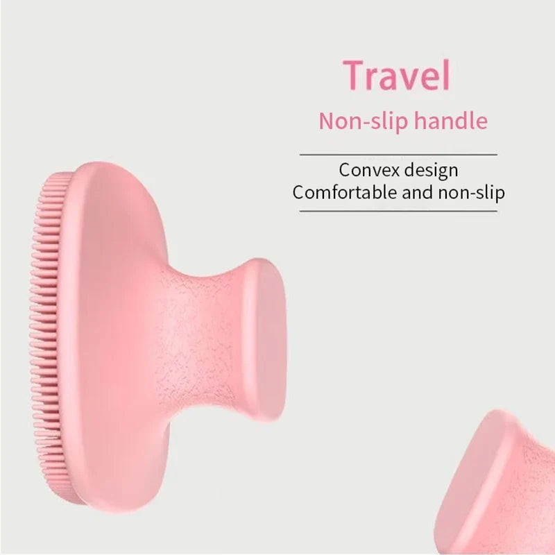 Silicone Facial Cleansing Brush – Soft Bristle Body Massager Facial Cleansing Brush Qme