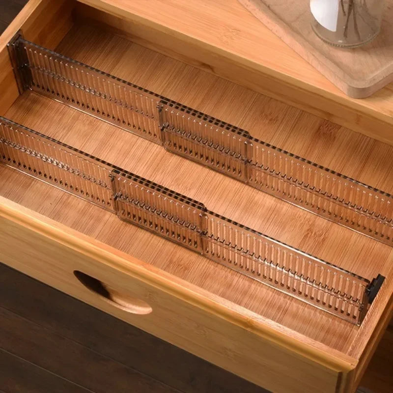 Adjustable Drawer Divider Organizer – Punch-Free Partition Drawer Divider Qme 1 set