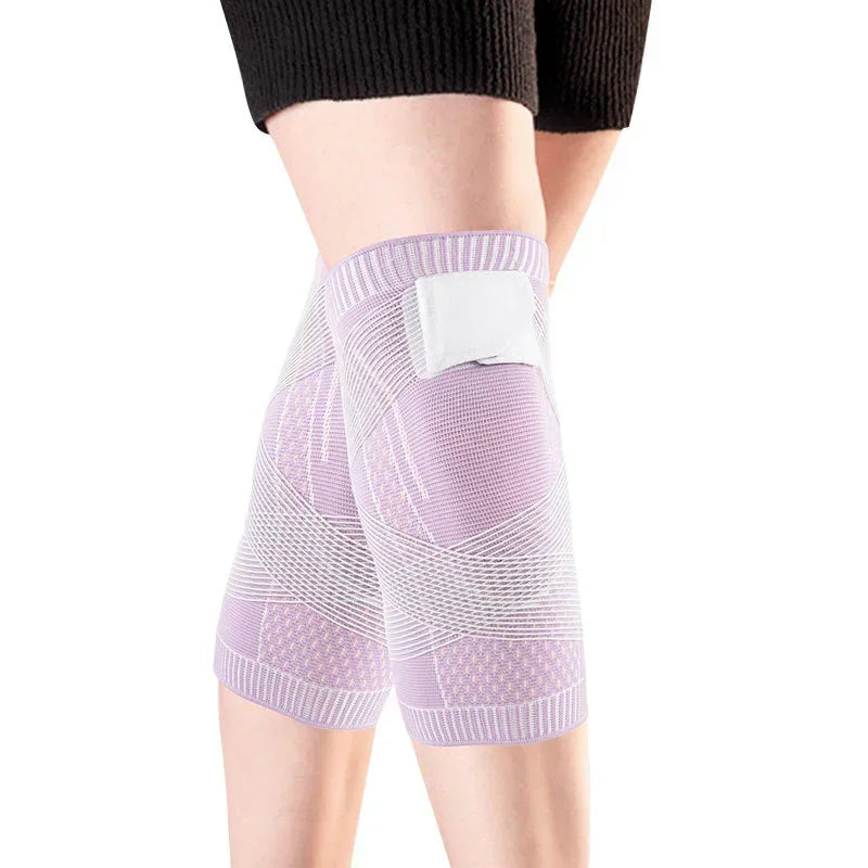 Elastic Knee Support Pads for Men & Women | Fitness Brace Knee Support Brace Qme