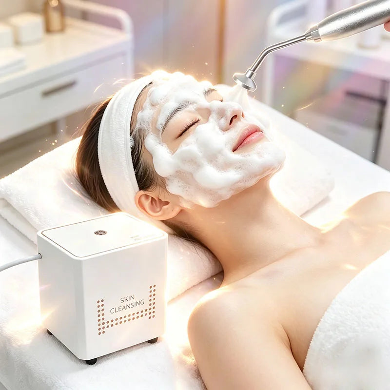 Maelsrom N1 Oxygen Bubble Facial Cleansing Device | Deep Pore Spa Facial Cleansing Device Qst