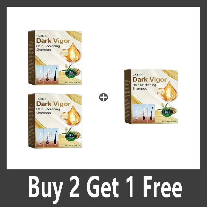 Plant Bubble Hair Dye Shampoo – Natural Gray Coverage | Qme Hair Dye Shampoo Qme Buy 2 Get 1 Free