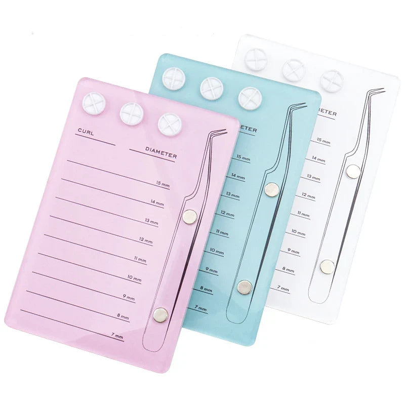 Magnetic Eyelash Glue Pallet Holder – Acrylic Suction Board Eyelash Tool Holder Qme