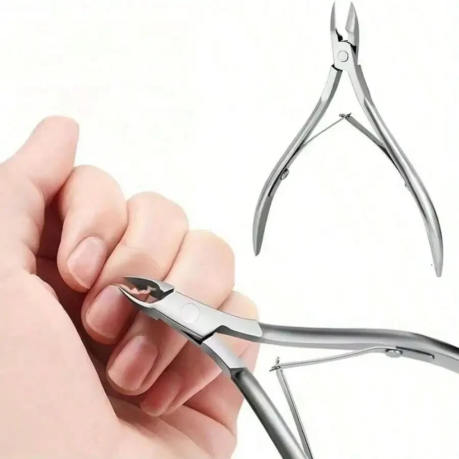 Professional Nail Clippers & Cuticle Trimmer | Stainless Steel Nail Clipper Set Qme