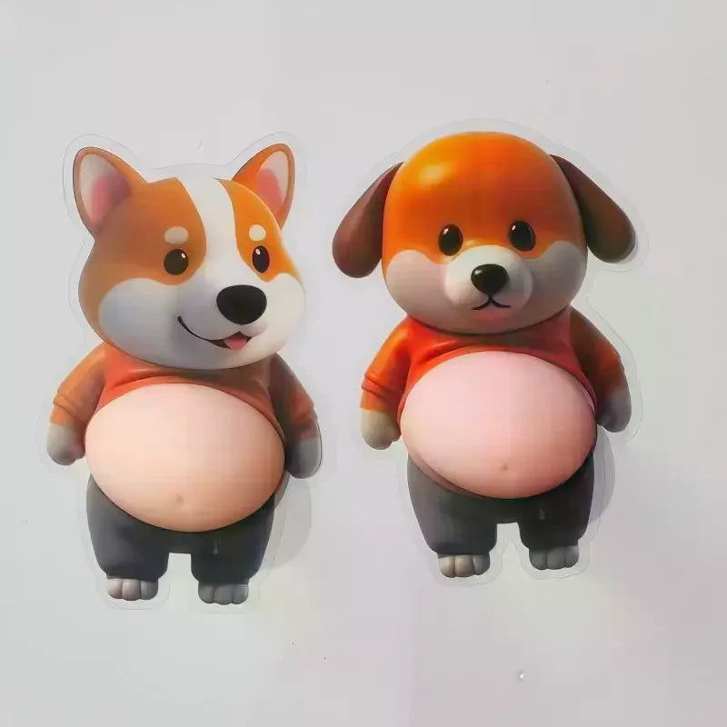 3D Cute Puppy Squishable Phone Case Decoration for Kids Phone Case Decoration Qme