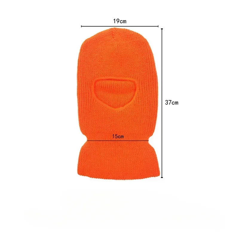 Knitted Full Face Balaclava – Warm Thermal Winter Ski Mask Winter Ski Balaclava Qme