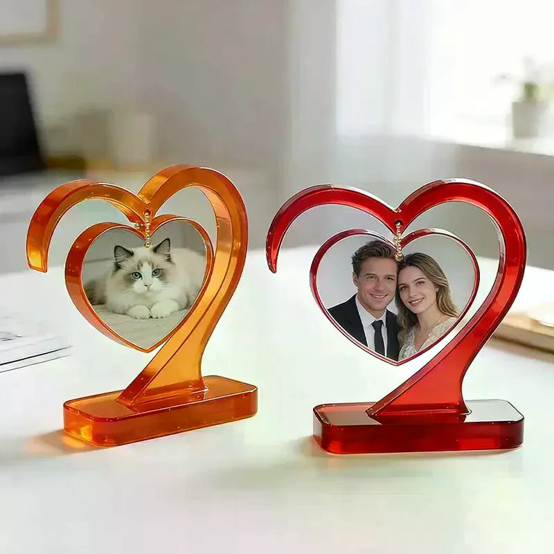 Heart-Shaped Photo Frame Silicone Mold – DIY Epoxy Resin Craft Resin Silicone Mold Qme