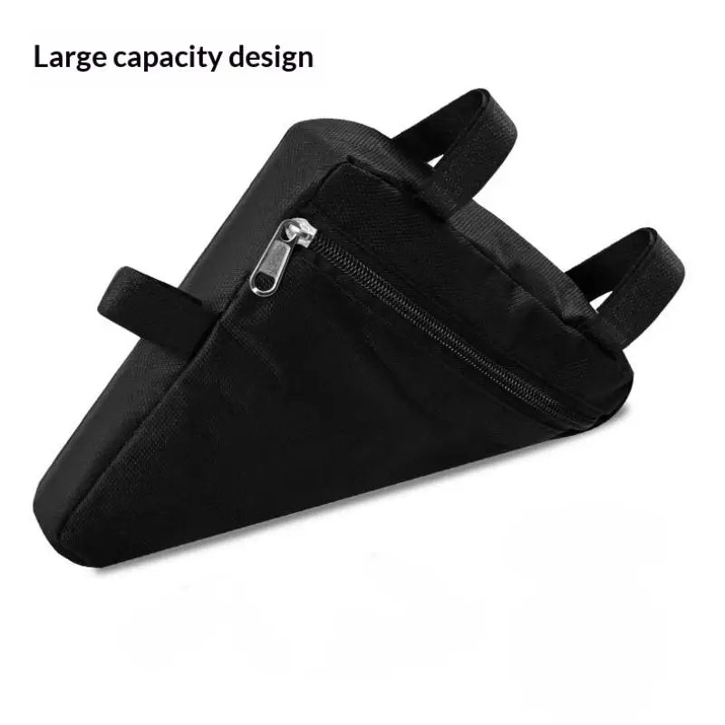 Bicycle Triangle Frame Bag – Durable Cycling Front Tube Pouch Cycling Frame Bag Qme