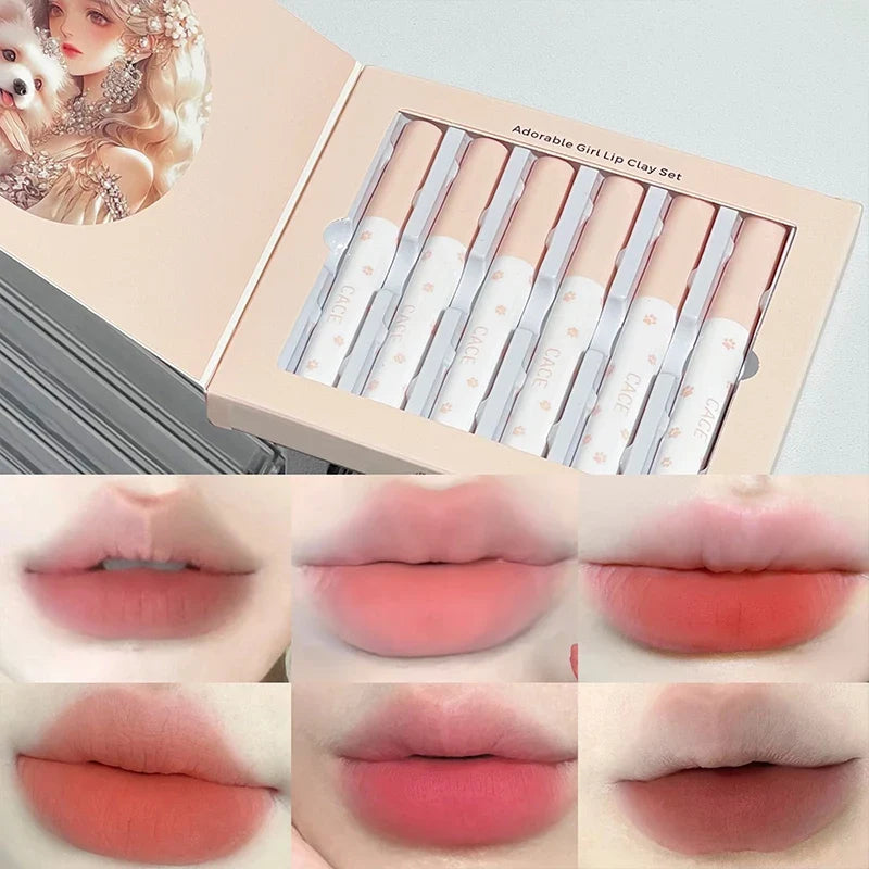 Airy Matte Liquid Lipstick – Waterproof Velvet Lip Color Liquid Lipstick Qme
