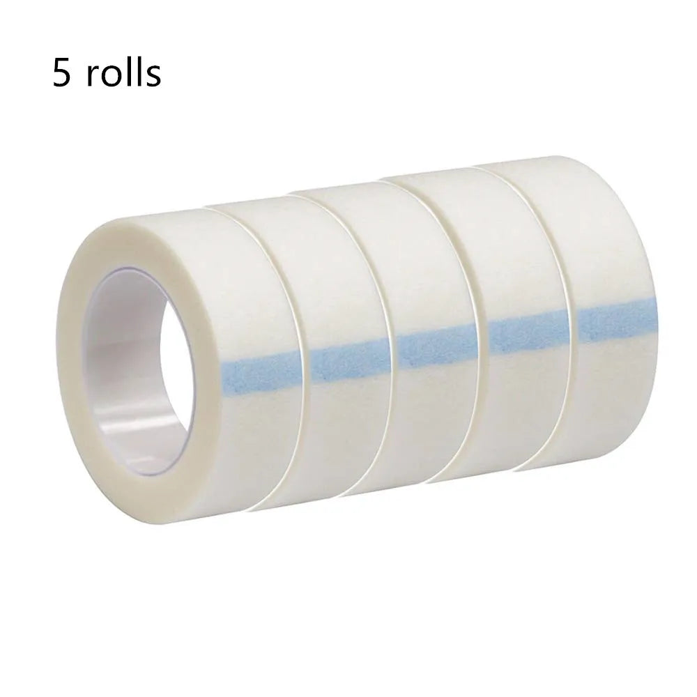 Eyelash Extension Isolation Tape – Lint-Free Breathable Rolls Eyelash Extension Tape Qme 5 rolls