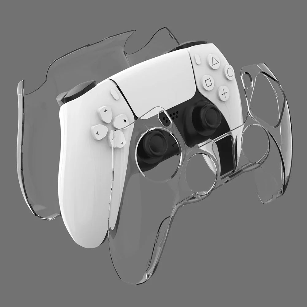 PS5 DualSense Clear PC Protector Case – Ultra Slim Cover Controller Protector Case Qme