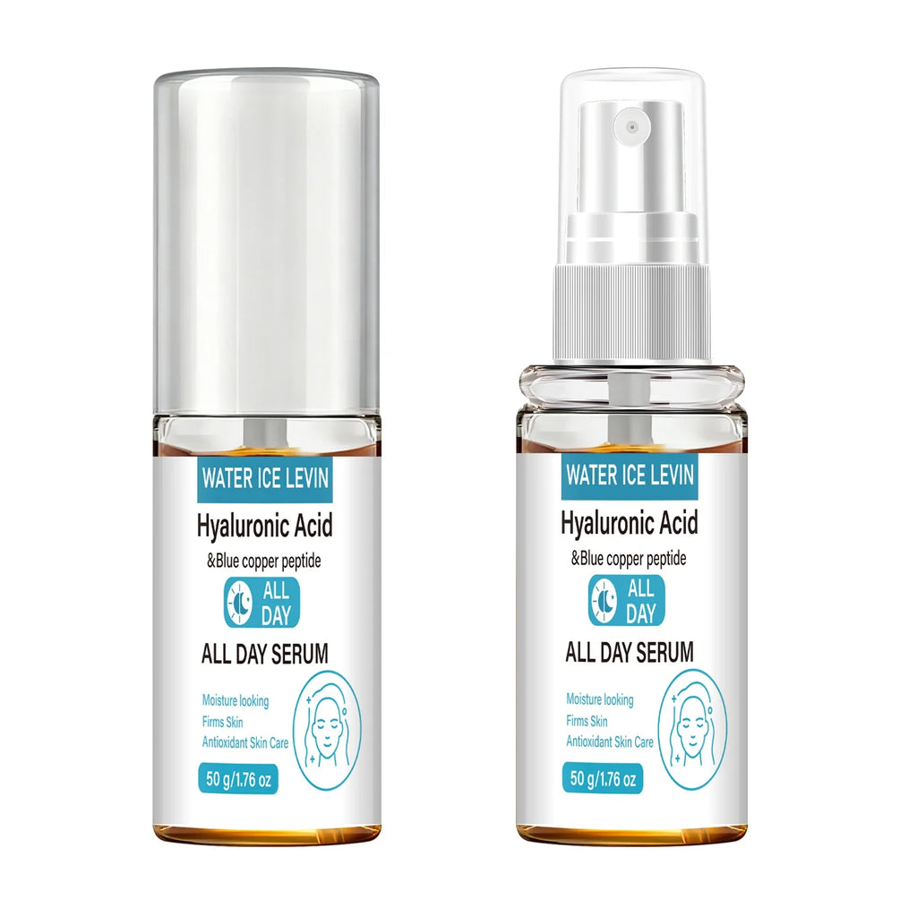 Blue Copper Peptide & Hyaluronic Acid Serum | Antioxidant Antioxidant Face Serum Qme 50ml 50g