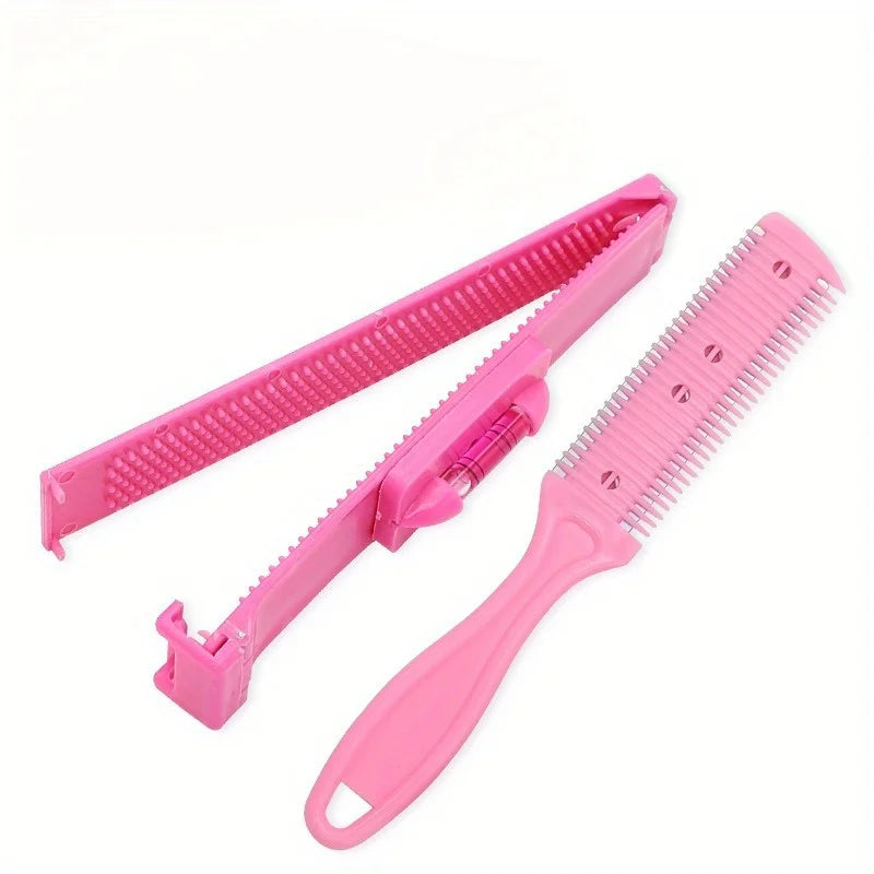 DIY Hair Cutting Kit – Thinning Scissors, Bangs Clip & Comb Hair Cutting Set Qme