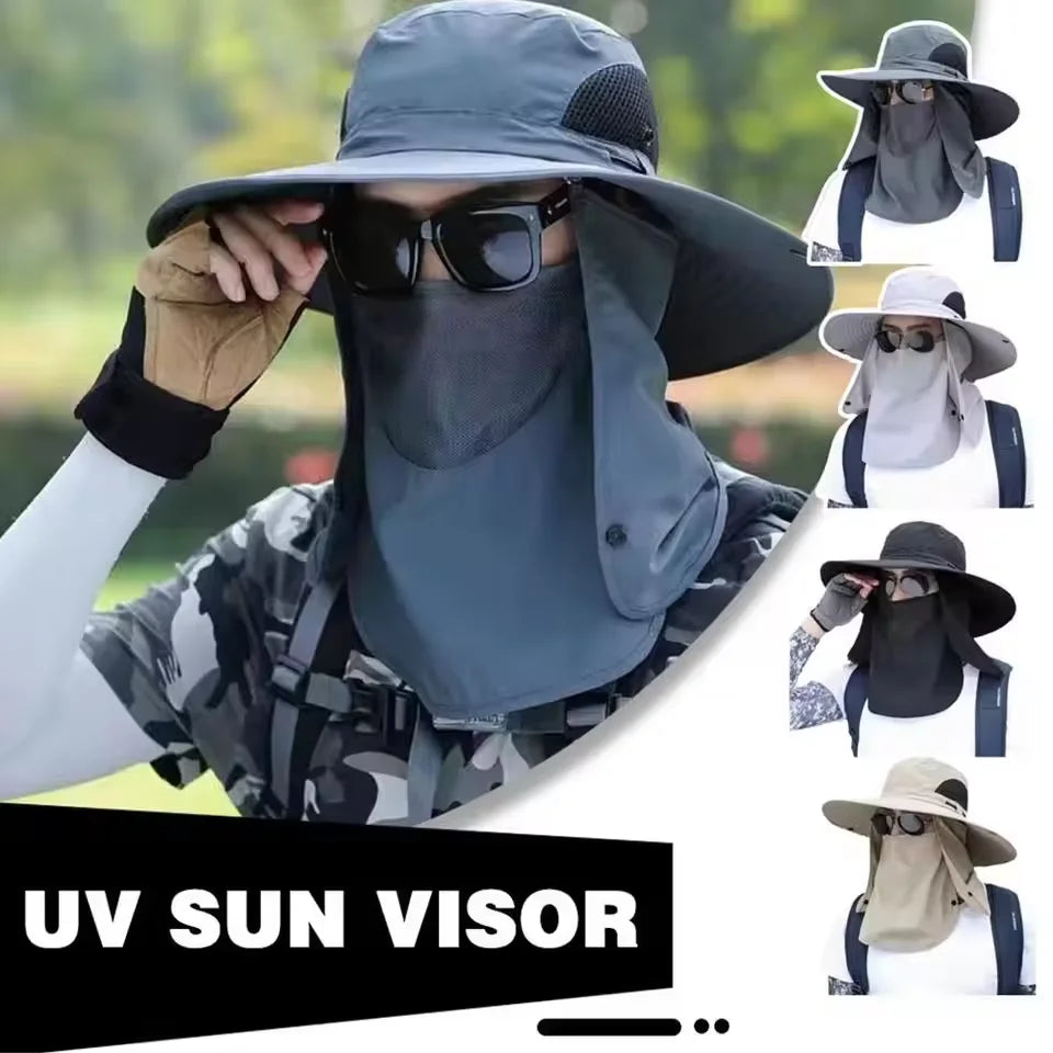 UV Protection Fisherman Bucket Hat – Unisex Breathable Sun Hat Bucket Sun Hat Qst