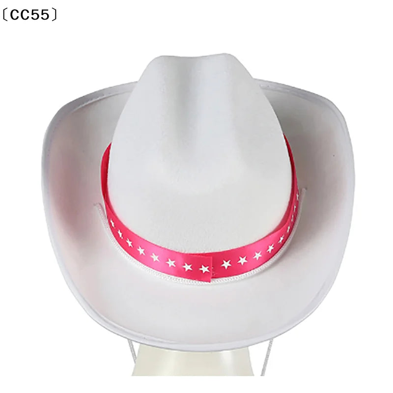 White Western Cowboy Hat – Costume, Cosplay & Party Prop Costume Cowboy Hat Qst
