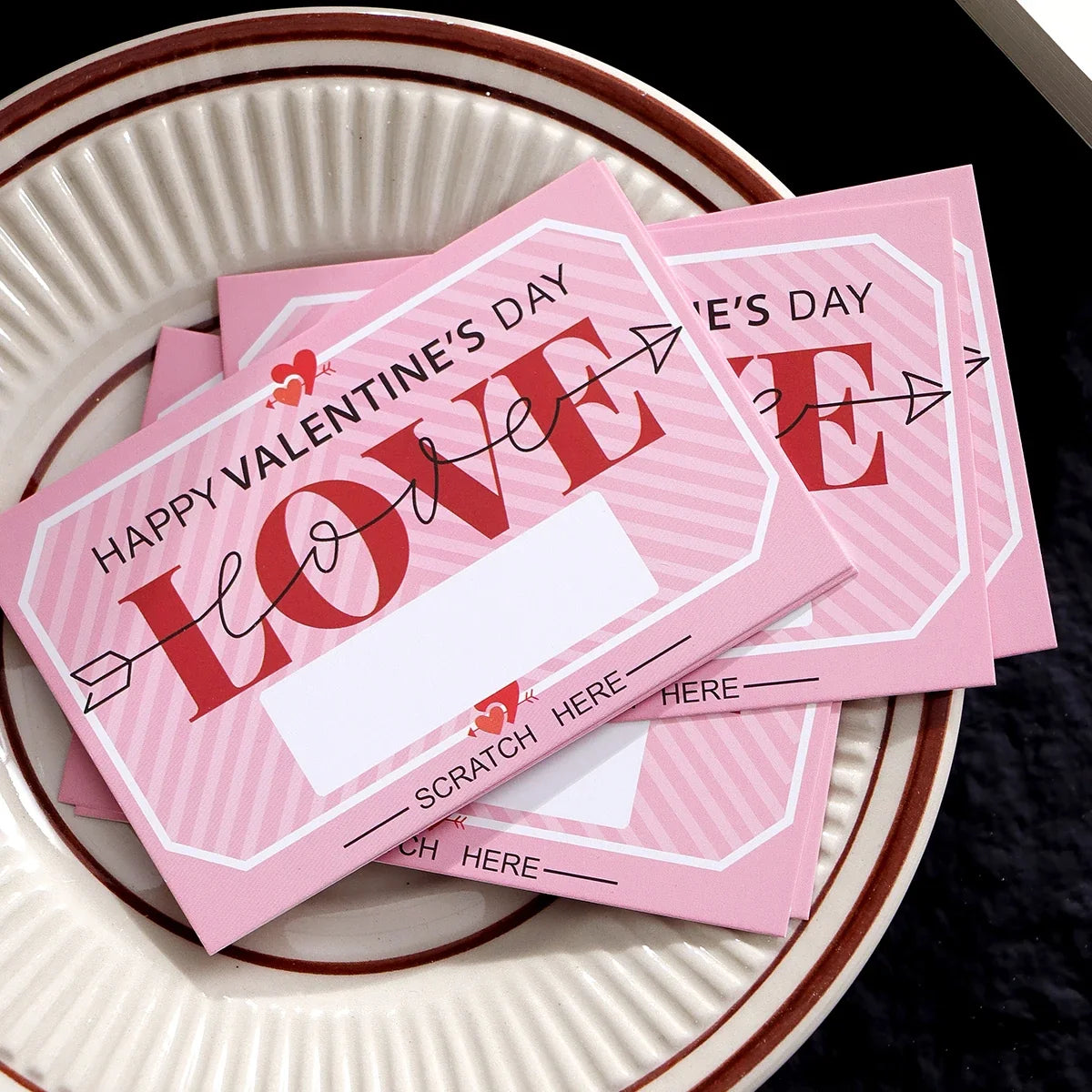 Scratch-Off Love Coupons Cards for Couples – Valentine's Day Couple Scratch-Off Cards Qme