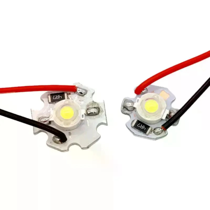 5-Pack LED Lamp Boards 1W 3W Spotlight Bulbs 5V 12V Warm White LED Lamp Board Qme