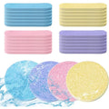 5-Pack Compressed Facial Sponges – Reusable Cleansing Sponges Facial Cleansing Sponge Qme mix 4 bag